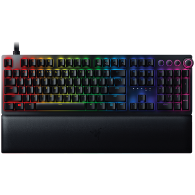 Razer Huntsman V2 геймърска механична клавиатура черен