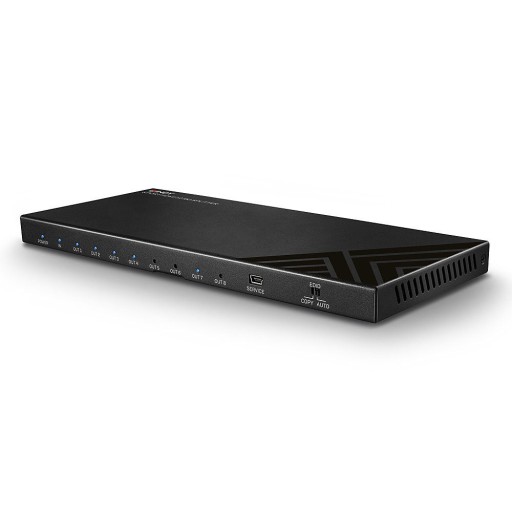 LINDY LNY-38237 8-портов сплитер, HDMI 2.0, 18 Gbps, 4K@60Hz HDR