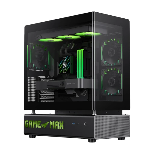 Gamemax N90 BG ARGB кутия за компютър черен