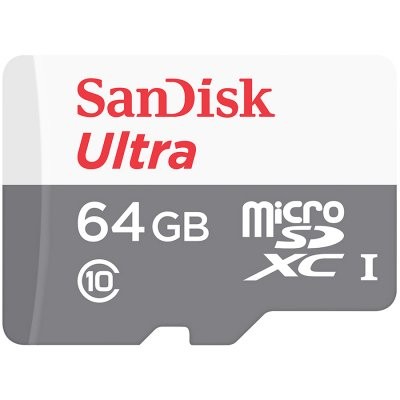 SanDisk Ultra Light microSDHC 64GB Class 10 карта памет