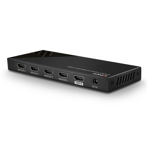 LINDY LNY-38236 4-портов сплитер, HDMI 2.0, 18 Gbps, 4K@60Hz HDR