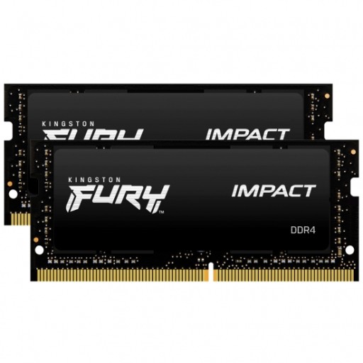 Kingston FURY Impact 32GB (2x16GB) DDR4 2666MHz SODIMM памет