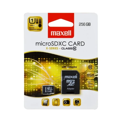 Maxell micro SDXC 256GB Class 10 карта памет