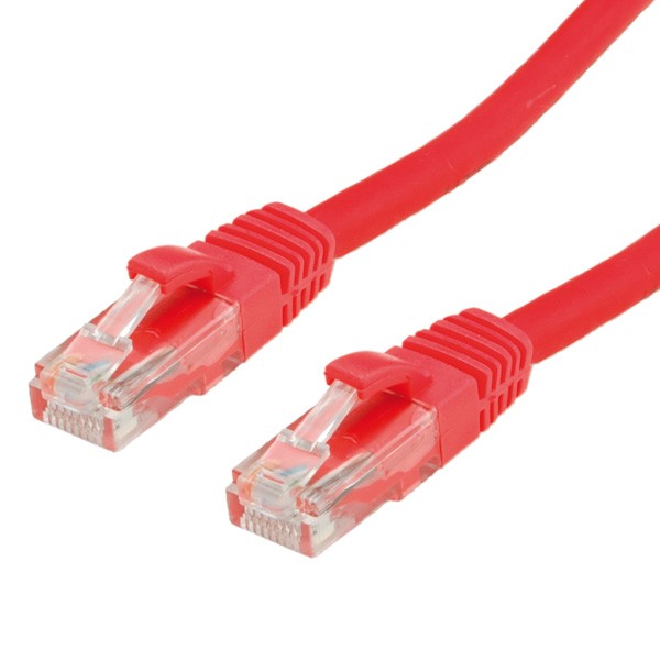 мрежови кабел UTP Patch Cat.5e 2 метра червен