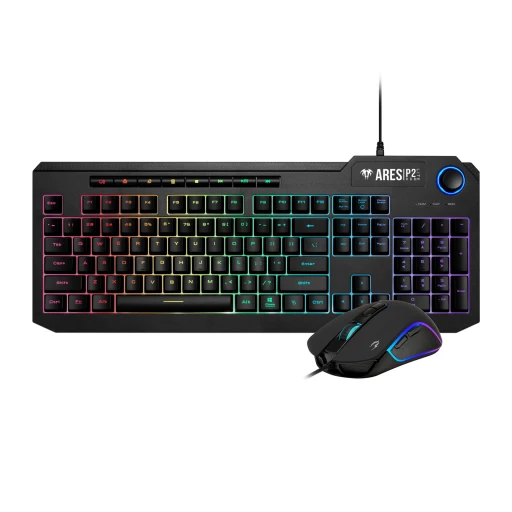 Gamdias Ares P2 Lite геймърска клавиатура + мишка