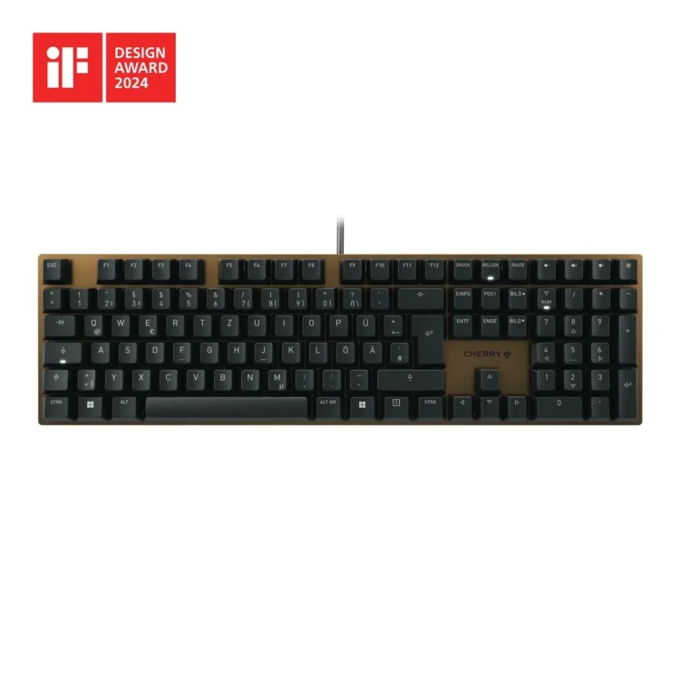 CHERRY KC 200MX Brown клавиатура черен