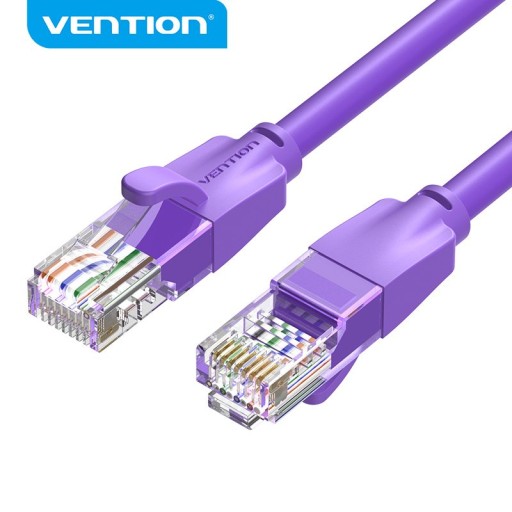 мрежови кабел LAN UTP Cat.6 Patch cable 1 метър лилав