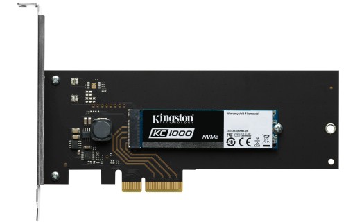 Kingston SSD 240GB M.2-2280 KC1000 PCIe Gen3 x 4 твърд диск