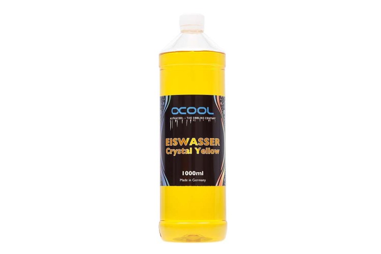 Alphacool Eiswasser Crystal Yellow premixed coolant 1000ml