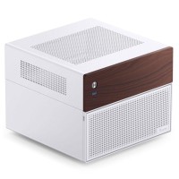 Jonsbo N4 NAS mATX кутия за компютър бял