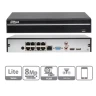 NVR Dahua DHI-NVR2108HS-8P-4KS2, 8Mp, 8CH PoE+, 1U, Lite 4K Цифров видеорекордер
