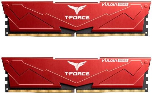 Team Group T-Force Vulcan 32GB 6000MHz DDR5 CL30 памет червен