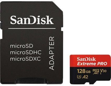 SanDisk Extreme Pro microSDXC 128GB microSDXC карта памет + адаптер