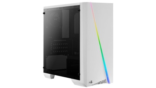 AeroCool Cylon Mini RGB mATX кутия за компютър бял