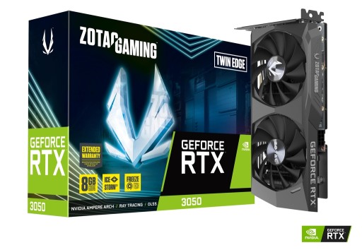 Zotac RTX 3050 Twin Edge 8GB GDDR6 видео карта