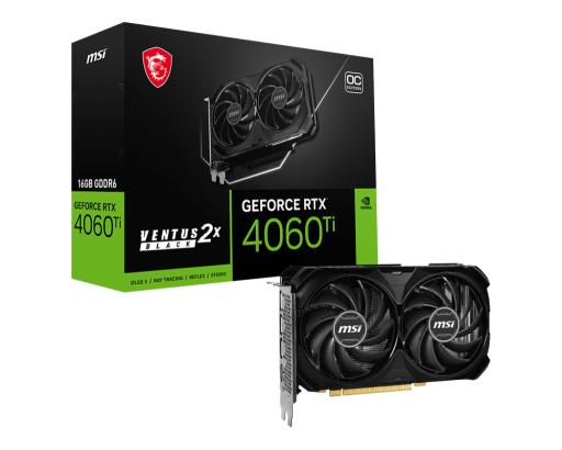MSI RTX 4060 Ti Ventus 2X OC 16GB GDDR6 видео карта