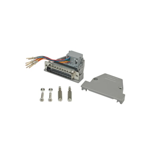 ROLINE 12.03.8025 Адаптер DB-25 M / RJ-45 F, 8P/8C