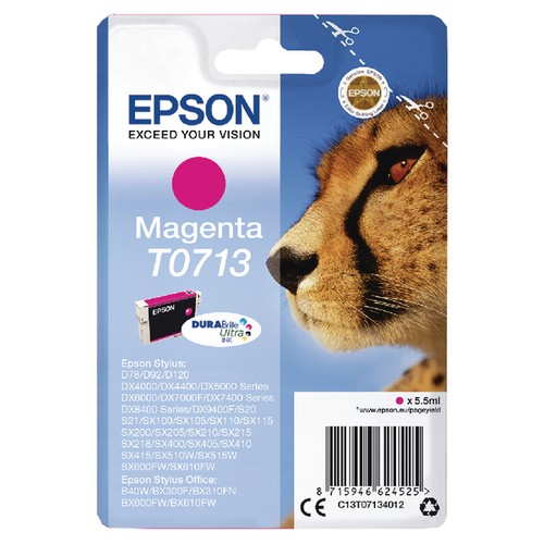 Epson T0713 Magenta Ink Cartridge консуматив