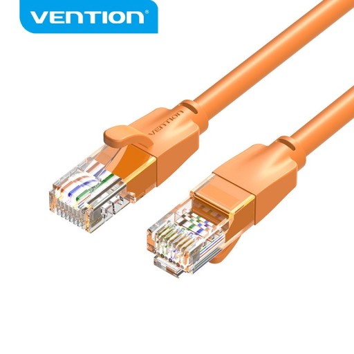 мрежови кабел LAN UTP Cat.6 Patch cable 1 метър оранжев