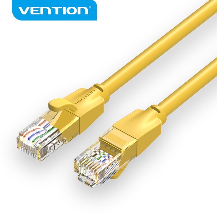 мрежови кабел LAN UTP Cat.6 Patch cable 2 метра жълт