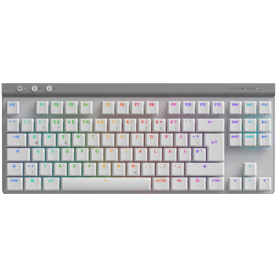 Logitech G515 Lightspeed клавиатура бял