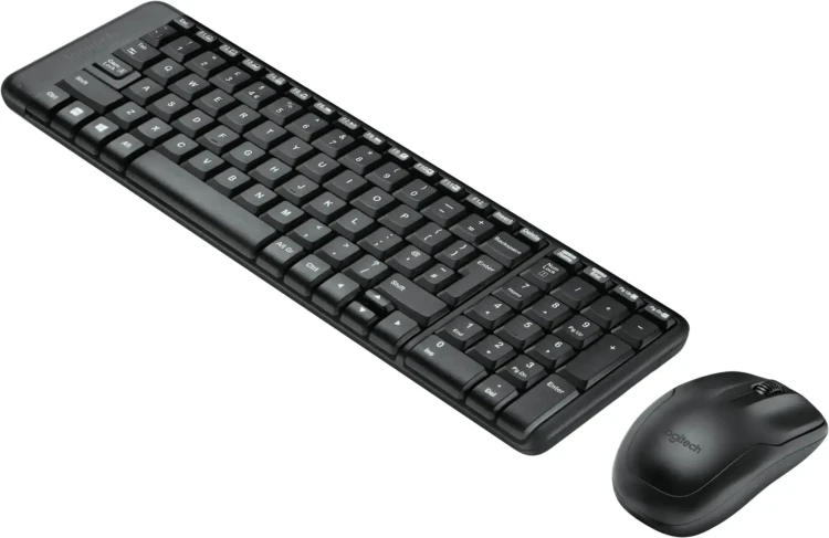 Logitech MK220 Безжична клавиатура + Мишка M150