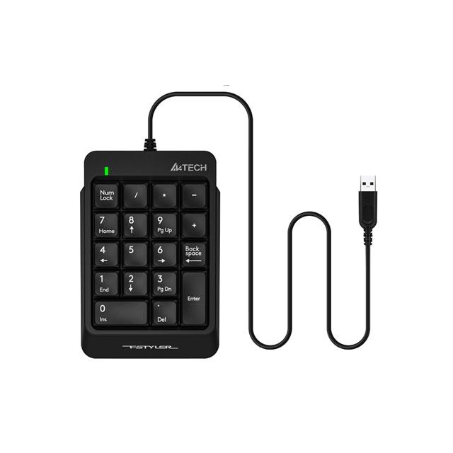 A4 Tech FK13P цифрова клавиатура черен