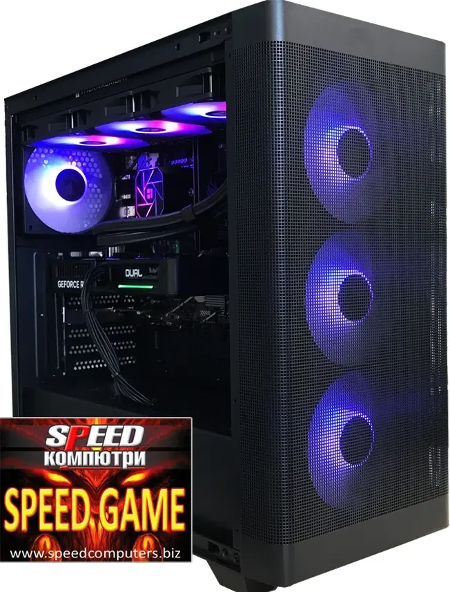 SPEED GAME RYZEN 5 RGB геймърски компютър