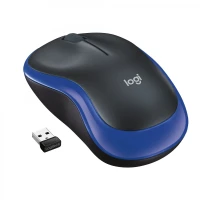 Logitech M185 безжична мишка синя