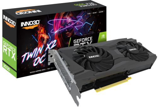 Inno3D RTX 3050 Twin X2 OC 8GB GDDR6 видео карта