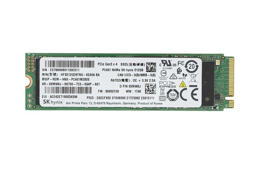 SK Hynix SC401 256GB M.2 2280 SSD SATA III SSD диск втора употреба