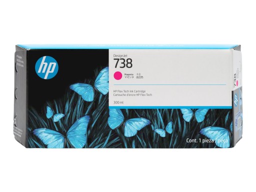 HP 738 300-ml Magenta DesignJet консуматив