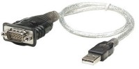 Кабел USB to Serial Port RS232 Manhattan адаптер
