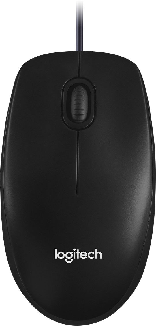 Logitech M100 USB оптична мишка черен