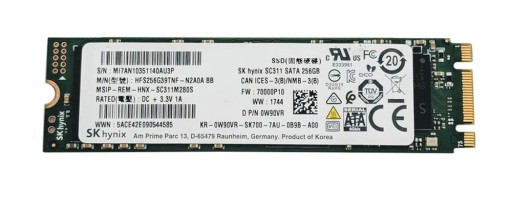 SK Hynix SC311 256GB M.2 2280 SSD SATA III SSD диск втора употреба