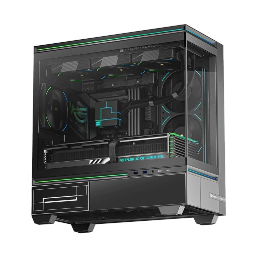 Thermalright TL-M10 4 x 120 mm ARGB кутия за компютър