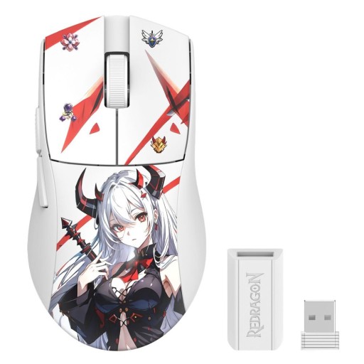 Redragon K1ng Pro 1K M916AK-PRO геймърска мишка бял