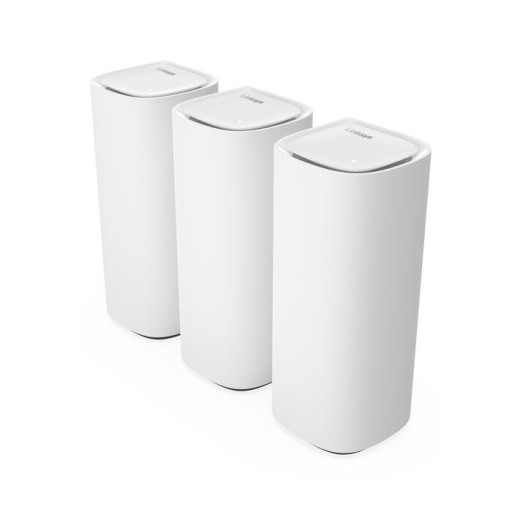 Linksys MBE7003 Velop Pro 7 Tri-Band Mesh WiFi 7 система, 3 модула, бял