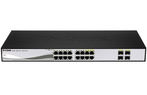 D-Link DGS-1210-16 16-port 10/100/1000 Gigabit Smart Switch