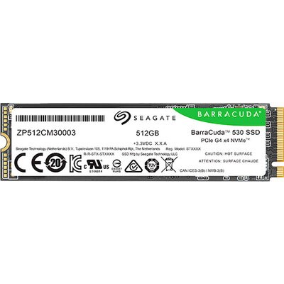 Seagate BarraCuda 530 512GB M.2 2280 PCIe Gen4 x4 NVMe SSD диск