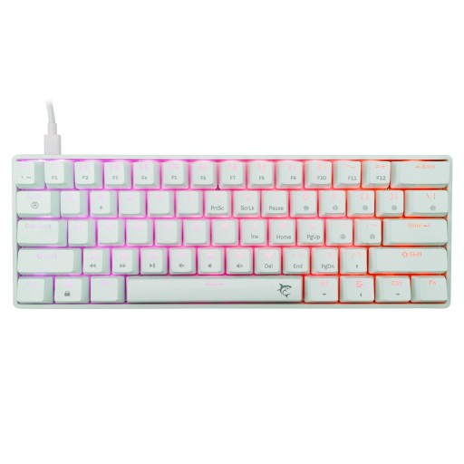 WHITE SHARK SHINOBI-2-W-US-RED.SW Клавиатура, механична, GK-004211, червени клавиши, бяла