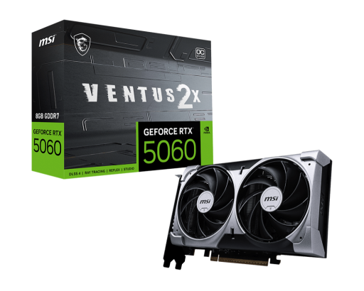 MSI RTX 5060 Ventus 2X OC V1 8GB GDDR7 видео карта