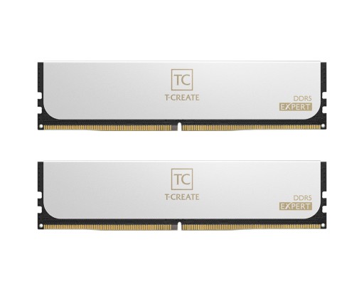 Team Group T-Create Expert 32GB (2x16GB) 6000MHz DDR5 памет бял