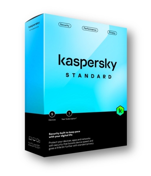 Kaspersky Standard Eastern Europe Edition Download Pack 5 устройства 1 година антивирусна програма