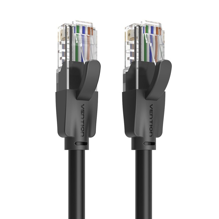 мрежови кабел LAN UTP Cat.6 Patch cable 0.5 метра черен