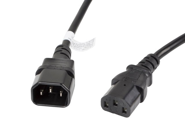 Захранващ кабел Lanberg IEC 320 C13 към C14 3 метра