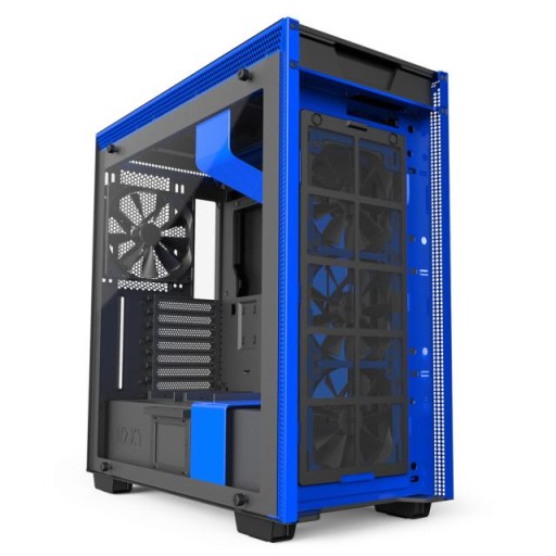 NZXT H700i Smart Matte черен/син кутия за компютър