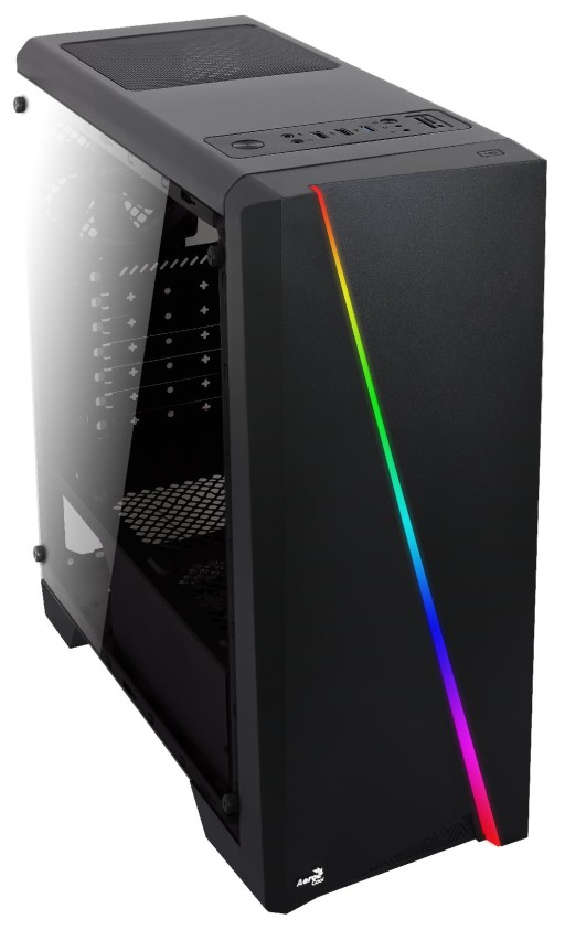 AeroCool Cylon BG - RGB mATX кутия за компютър