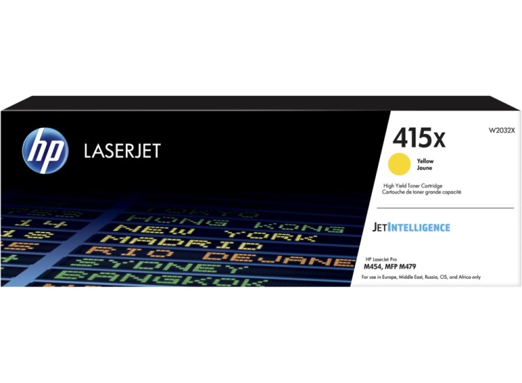 HP 415X Yellow LaserJet Toner Cartridge консуматив