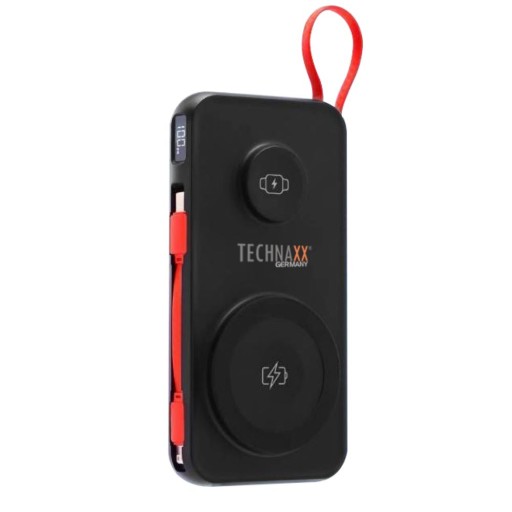 Technaxx TX-315 външна батерия 10000 mAh с 3-в-1 бързо безжично зареждане